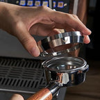 54mm Espresso Dosing Funnel and Puck Screen Set Magnetic Coffee Dosing Ring And Filter for Portafilters Compatible with 54mm Breville Portafilter Basket Premium Espresso Machine Accessories
