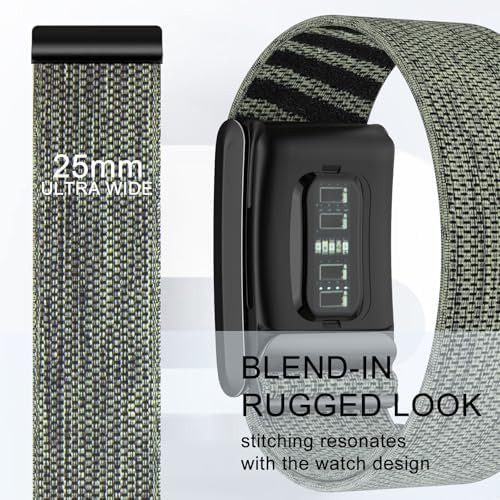 surundo Nylon Sport Band Compatible with Whoop Band 4.0 Strap Men Women, Breathable Nylon Adjustable Waterproof Replacement Wristbands Straps for Whoop Band 4.0