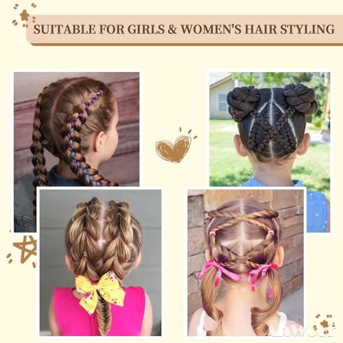 5 Pack Hair Wax Stick, Slick Back Hair Brush, Fly Away Stick for Hair - Hair Bun Smoothing Accessories Styling Gifts Stuff for Kids, Girls and Women