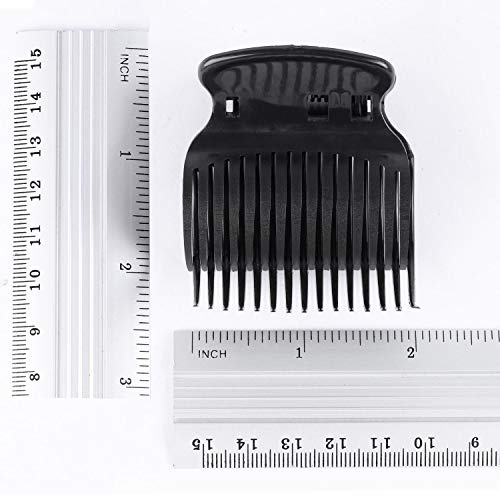 Tbestmax 24 Hot Roller Clips for Hair Curler Claw Clip Replacement Hair Section Styling for Women Girls Black