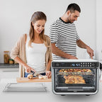 for Ninja Foodi Replacement Air Fryer Oven Basket, Original Replacement Baking Trays for NINJA DT201 DT251 Foodi Digital Air Fryer Oven, Mesh Basket, Ideal Accessories for Frying and Dehydrating