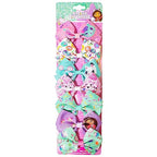 Gabby's Dollhouse Hair Bows - Hair Accessories Gift Set - Princess Hair Bows 7 Pcs 4 Inch Bundle Hair Bows for Girls Different Character on each Hair Clip Kids Bow - Alligator Clip - Ages 3 +