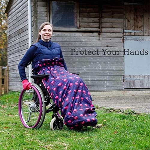YZRYXHWL Wheelchair Cover Wheelchair Accessories 24in Wheelchair Push Rim Covers 1 Pair Non-Slip Wear-Resistant Hand Push Cover Wheelchair Rear Wheel Push Ring Protective Cover (Color : Purple)