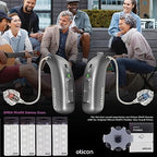Genuine Oticon Hearing Aid Domes Minifit Open 10mm (0.39 inches - Large), Oticon Branded OEM Denmark Replacements, Authentic Accessories for Optimal Performance -2 Packs / 20 Domes Total