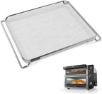 Replacement Air Fryer Basket for Ninja DCT401 DCT451 DCT402BK Double Oven, Stainless Steel Air Fryer Basket for Ninja 12-in-1 Toaster Oven, Mesh Basket for Ninja Smart Convection Oven Accessories