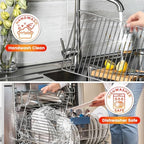 Smart Oven Rack for Breville Oven BOV845BSS, 14''×11.6'' Stainless Steel Air Fryer Accessories Replacement Parts Grill Rack Baking Tray，Dishwasher safe