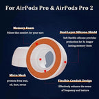 Upgraded Best Memory Foam Ear Tips for AirPods Pro 1st & 2nd Gen | New Version 5.0 | Comfortable Foam Ear Tips | Better Noise Cancellation | 3 Pairs Replacement Tips