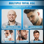 SH90 Replacement Heads Compatible with Philips norelco Series 9000(S9xxx) 8000(S8xxx) Electric Razor Shaver, Upgrade SH90/62 Replacement Double Blades for Philips Shaver 9000