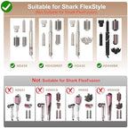 Hair Dryer Holder for Shark Flex Style, Wall Mount Holder Compatible with Shark FlexStyle, Curling Wand Organizer, Rack with Cord Hanger for Accessories Curlers Brushes Diffuser and Attachments