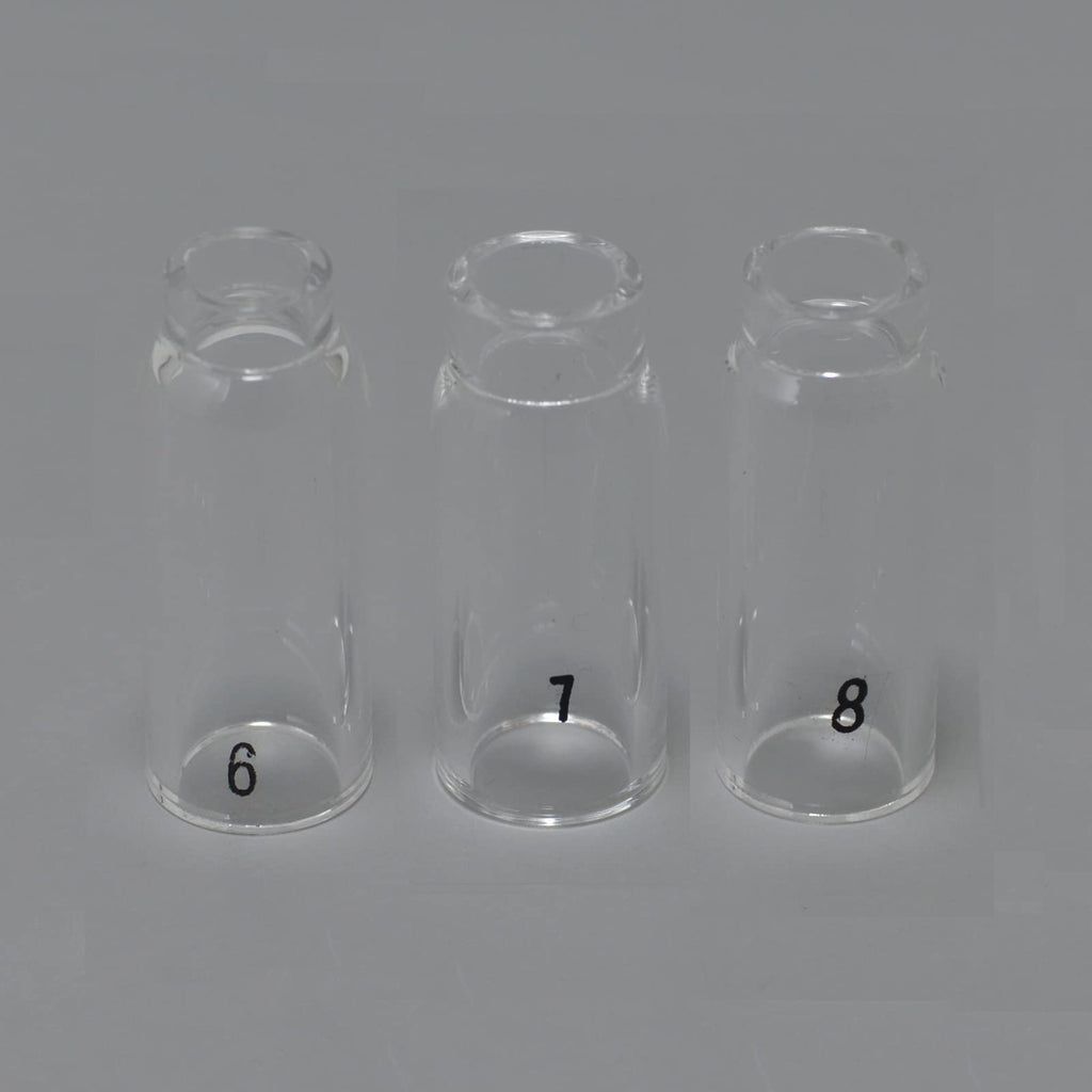 RIVERWELD Clear Quartz Nozzle 10NQ48-6# 10N47#7 10N46#8 Pyrex Glass TIG Cups 47mm 10NQ47-7# for SR WP 17 18 26 TIG Welding Torches 3pcs