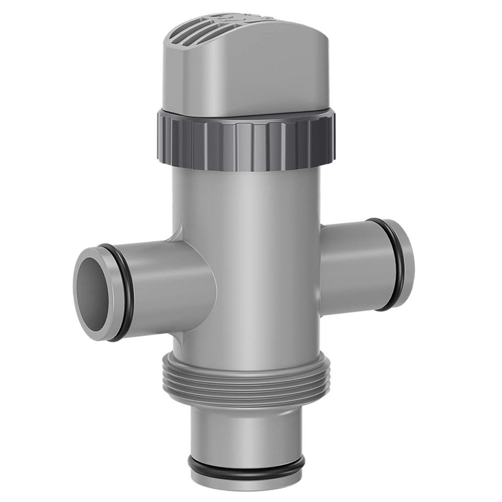SHAPON Dual Split Hose Plunger Valve Compatible with Intex Pool Parts and Accessories Replacement for Above Ground Swimming Pool and Pool Filter Pump (1 Pack)