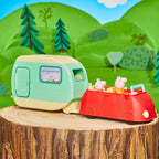 Peppa Pig Caravan Playset for Girls and Boys, 3 Figures, 6 Accessories, Preschool Toys, Kids Gifts, Ages 3+