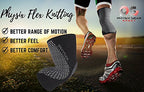 PHYSIX GEAR Knee Support Brace - Premium Recovery & Compression Sleeve for Meniscus Tear, ACL, MCL Running & Arthritis - Best Neoprene Stabilizer Wrap for Crossfit, Squats & Workouts (Single Grey S)