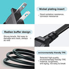 2 Prong AC TV Power Cord for Samsung UN40 UN43 UN48 UN49 UN50 UN55 UN60 UN65 UN70 UN75 UN78 Smart TV 24" 32 40 43 48 49 50 55 60 65 75 85 inch, Samsung Subwoofer Speakers Charger 3FT Cable Replacement