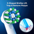 Oral-B CrossAction Electric Toothbrush Replacement Brush Heads Refill, 5 Count
