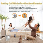 20pack Cat Scratch Deterrent Tape, Cat Scratch Furniture Protector, Clear Double Sided Anti Scratching Sticky Tape Couch Protector for Cats Training Tape, Cat Repellent for Furniture