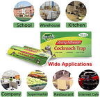 Cockroach Trap Roach Killer Indoor Home Non-Toxic Sticky Trap Bug Glue Trap for Roach, Ants, Spiders, Bugs, Beetles, Crickets