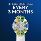 Oral-B Floss Action Replacement Brush Heads for an Oral-B Electric Toothbrush, Pack of 6