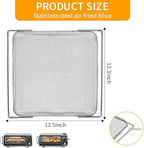 Air Fryer Basket for Ninja Foodi 13 in 1 SP351 SP301 SP201 Air Fry Countertop Toaster Oven, 13.5''×12.3'' Air Fryer Accessories Replacement Parts Wire Rack Grill Racks Tray
