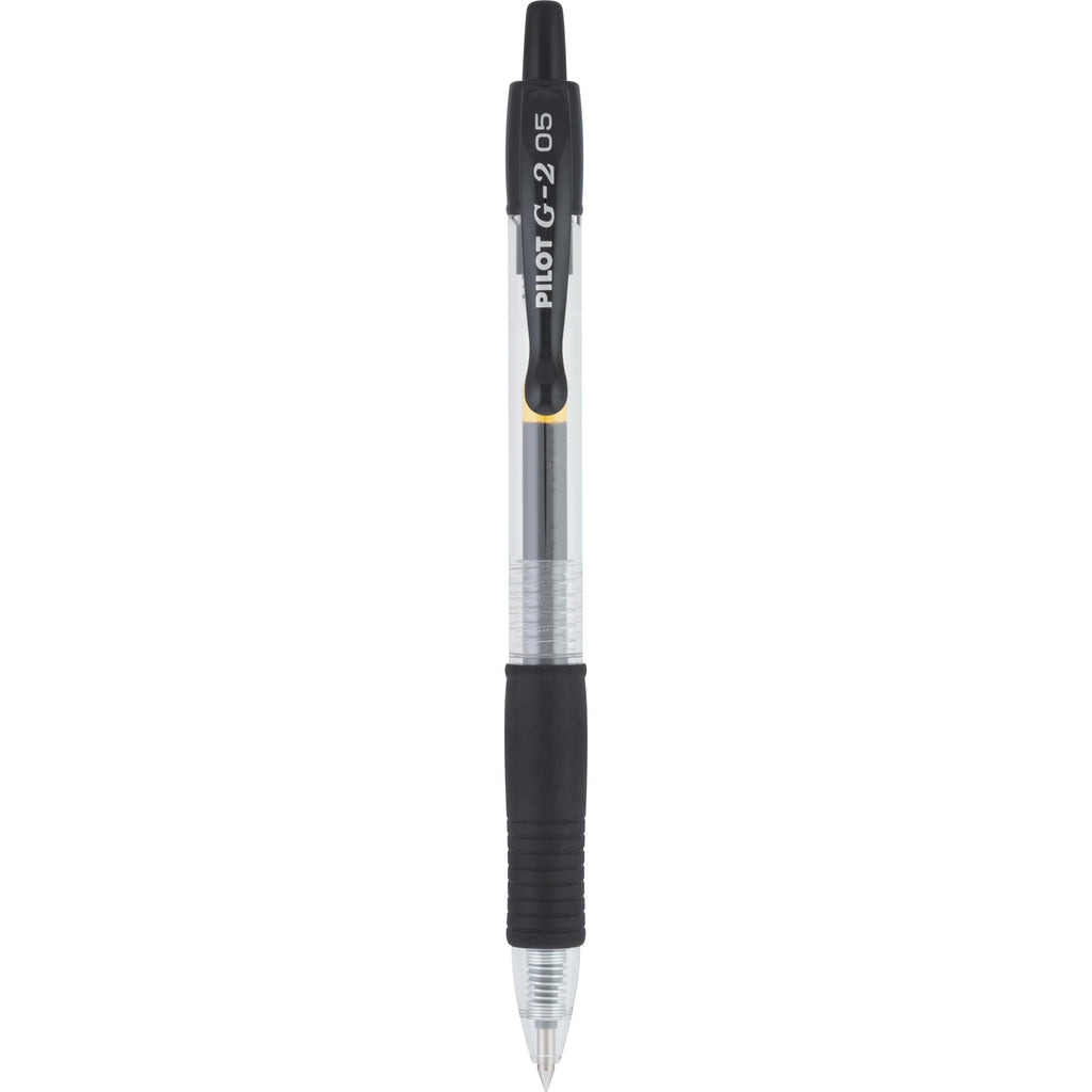 Pilot, G2 Premium Gel Roller Pens, Extra Fine Point 0.5 mm, Pack of 12, Black