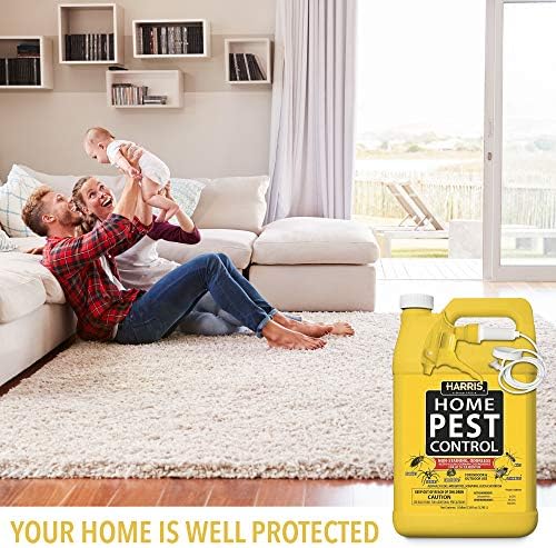 Harris Home Insect Killer, Liquid Gallon Spray with Odorless and Non Staining Residual Formula - Kills Ants, Roaches, Spiders, Fleas, Mosquitos, Moths, Scorpions, Flies and Silverfish
