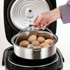 Steamer Basket for Instant Pot Pressure Cookers Pots Accessories Steamer Basket with Egg Steamer Rack Steamer Divider (Steamer Basket)