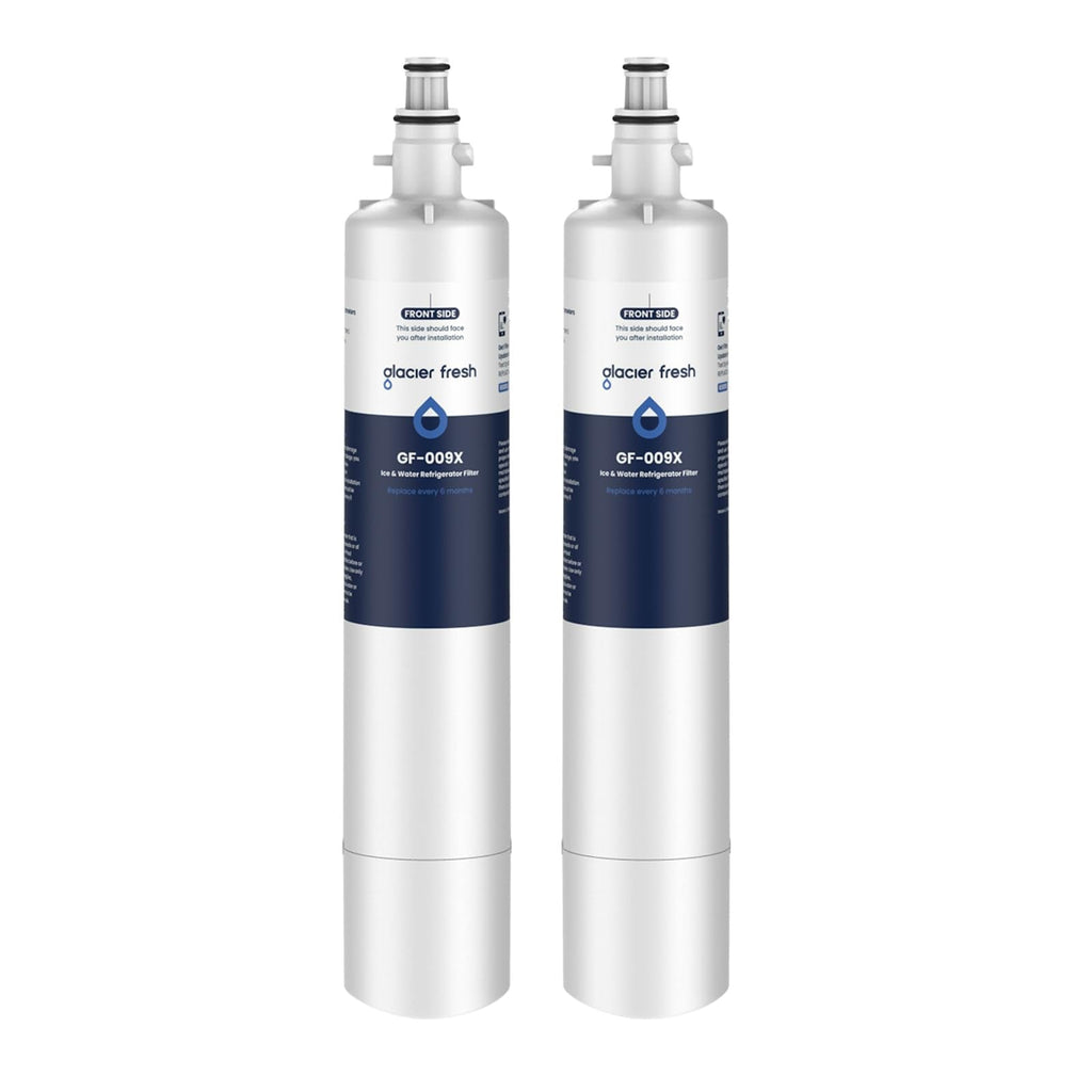 GLACIER FRESH RPWFE (with CHIP) Refrigerator Water Filter, Replacement for GE RPWFE, RPWF, WSG-4, WF277, GFE28GMKES, PFE28KBLTS, GFD28GSLSS, PWE23KSKSS, GYE22HMKES, DFE28JSKSS,2 Pack