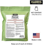 Harris Horticultural Charcoal, Premium Biochar Soil Amendment for Plants and Terrariums, 2qt