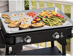 Stanbroil Stainless Steel Griddle Top for Cuisinart CGG-0028 28" 2-Burner Propane Gas Grill, 28 Inch Griddle Replacement Top with Dual Grease Management System