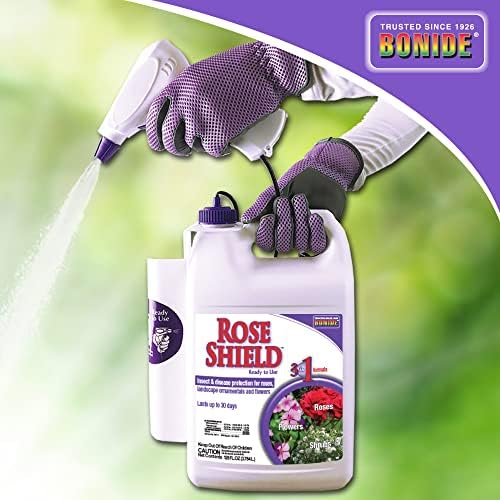 Bonide Rose Shield Spray, 64 oz Ready-to-Use, Insect and Disease Protection for Roses, Flowers and Ornamentals