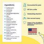 Gentle Creatures Dog Sunscreen - SPF 30+ With Skin Moisturizing Vitamin E and Olive Oil - No Zinc Oxide Safe for All Dogs and Cats - Dog Beach Accessories, Dog Camping Gear, Sunscreen for White Dogs