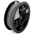 HATCHBOX ABS 3D Printer Filament, Dimensional Accuracy +/- 0.03 mm, 1 kg Spool, 1.75 mm, Gray