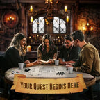 Melee Mats DND Map Starter Kit for Dungeons & Dragons Game - 24” x 36", Wet/Dry Erase Battle Terrain Grid - Ultimate Tabletop Gaming Experience with Accessories