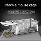 AOK Home Mouse Trap Rat Trap Rodent Trap Live Catch Cage Easy to Set Up and Reuse 11x6x4.5 inch