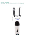 Quartz IR Thermometer, Designed only for Quartz Surface Temperature Measuring, Portable, 0F ~ 999°F, with Metal Holder in The Kits, Gift Box Packed (White Version)