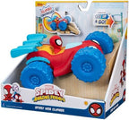 Marvel Spidey and His Amazing Friends Marvel Spidey Web Climber - 7-Inch Rev Up Motor Vehicle That Climbs Obstacles
