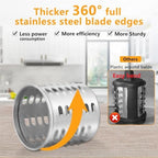 Slicer Shredder Attachment for KitchenAid Mixers, Stainless Steel Cheese Grater Salad Maker Accessories with 3 Cutting Blades,Dishwasher Safe!