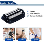 53B Shaver Head Replacement for Braun 5 Series 6 Series Shavers, Electric Shaver Head Replacement Foil and Cutter for 5020s, 5018s, 5050cs, 6020s, 50-R1000s 50-B1300s 50-B7000cc