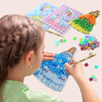 Poke-in Art and Crafts kit for Kids, DIY 8 Magical Princesses & 6 Accessories, Pretty Princess Game Toys for Girl 6-8 8-12, Gifts for Boys & Girls Ages 6 7 8 9 10 11 12 Years Old