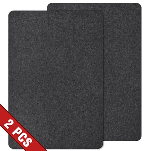 2 Pack Desk Chair Mat for Hardwood Floor & Tile 55"x35" Office Chair Mat for Rolling Chairs Large Anti-Slip-Recyclable Material Computer Chair Rug for Office/Home