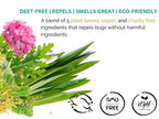 Anti-Bug Spray DEET-Free – Organic, 3-Pack All-Natural Bug Spray Made with Nourishing Essential Oils – Bug Repellent for Babies, Kids, Adults, Camping, & More by Mambino Organics, 4 Oz.