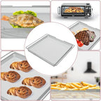 Air Fryer Basket for Ninja Foodi SP300 SP301 SP351 SP201 Series Air Fryer Oven, Stainless Steel Air Fryer Tray Replacement for Ninja Foodi Air Fryer Accessories, Air Fry Basket for Oven
