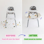 CATCHY - Food Catcher - Compatible with Evenflo 4-in-1 Eat & Grow High Chair + 11 Other High Chairs - Highchair Sold Separately - Baby & Toddler Food & Mess Catcher - Under High Chair Accessory