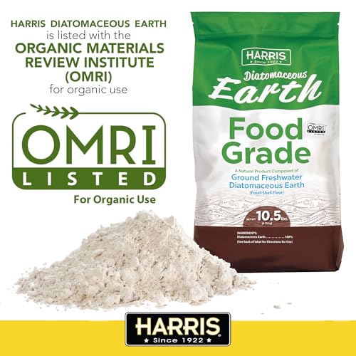 HARRIS Diatomaceous Earth Food Grade 10.5 LB, OMRI Certified, No additives or fillers