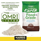 HARRIS Diatomaceous Earth Food Grade 10.5 LB, OMRI Certified, No additives or fillers