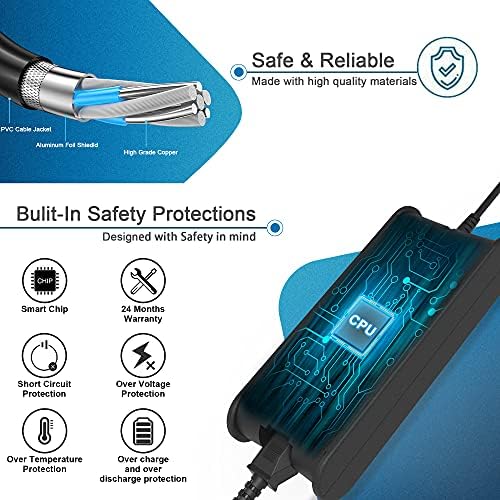 19.5V 3.34A 65W Laptop Charger Replacement for Dell Latitude 7480 7490 5400 5480 5490 E5470 E6420 5580 5500 5590 E5430 E6410 E5570 E6430 E6440 E6540 E7250 E7440 E7450 AC Adapter Power Cord