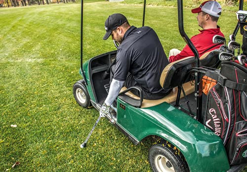 No Worry Sports Original Scramble Pic Golf Ball Retriever with Suction Cup End and Magnetic Cart Fastener