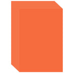 50 Sheets Orange Cardstock 8.5 x 11, 250gsm/92lb Orange Paper Thick Paper Cardstock Paper for Crafts, Christmas Cards Making, Invitations, Printing, Drawing, Scrapbook Supplies