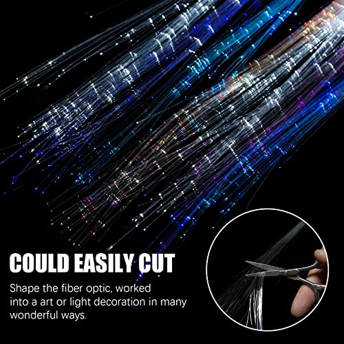 12 Pack Led Light Up Fairy Hair Accessories Braid Extension Butterfly Clips for Women Girls, Glow in the Dark Party Favors Supplies Neon Rave Accessories Wig for Festival Halloween Christmas Birthday