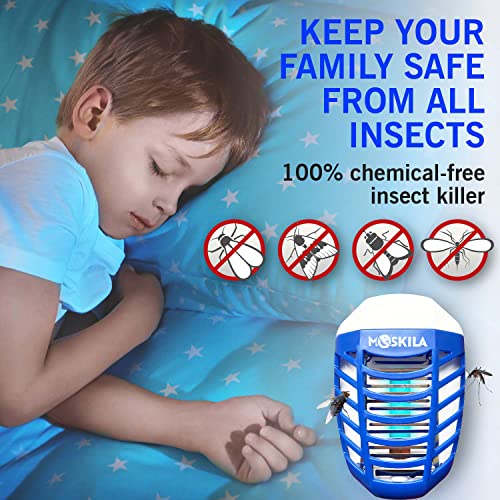 6 Packs Bug Zapper, Fly Zapper Electric Indoor, Mosquito Killer, Fly Killers, Fly Zapper Indoor, Insect Killer Electric, Fruit Fly Trap Kitchen, Fly Trap Indoor, Fly Trap Killer